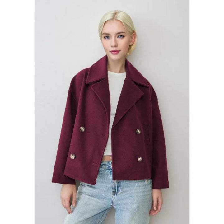 Drune | Kurze Jacke mit doppelreihigen Knöpfen