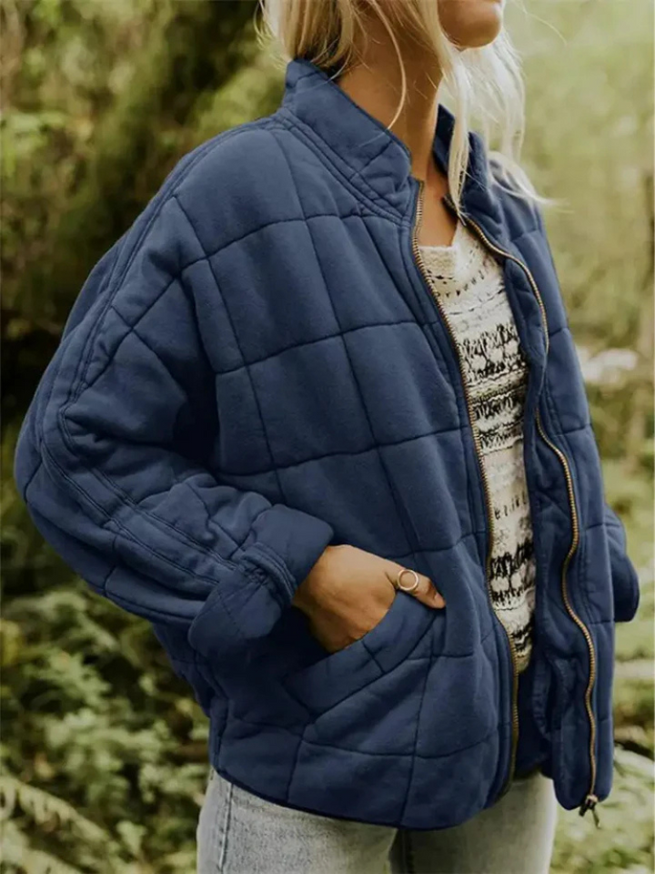 Drune | Übergangsjacke Übergröße Dicke Damenjacke