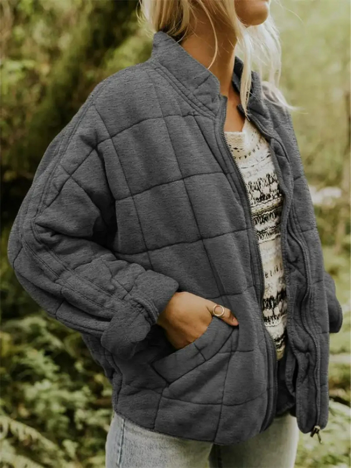 Drune Damen Übergroße Jacke – Warme Winter/Übergangsjacke