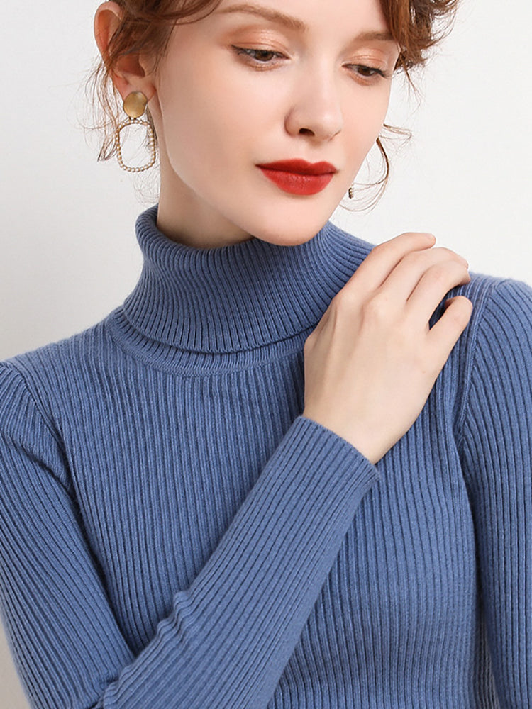 Drune | Warmer Winter Rollkragenpullover für Damen