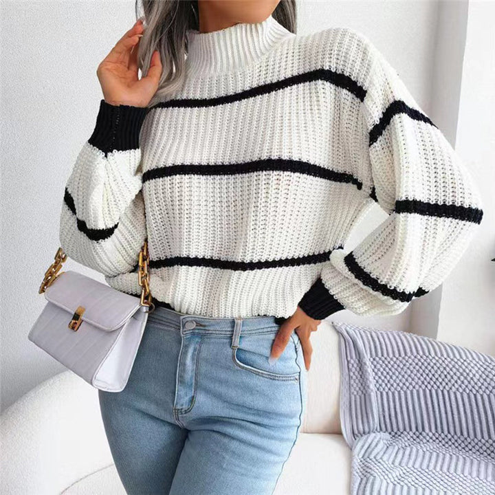 Drune | Gestreifte Strickpullover Für Frauen