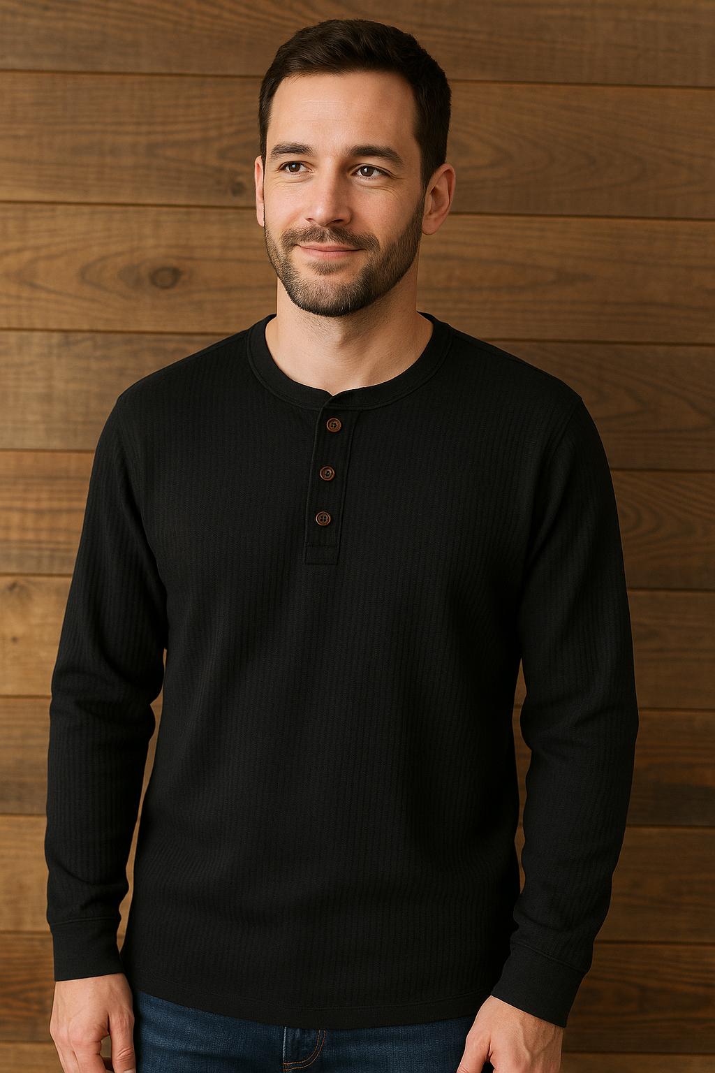Drune | Shirt - Waffelstruktur Herren T-Shirt