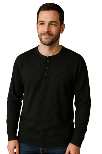 Drune | Shirt - Waffelstruktur Herren T-Shirt