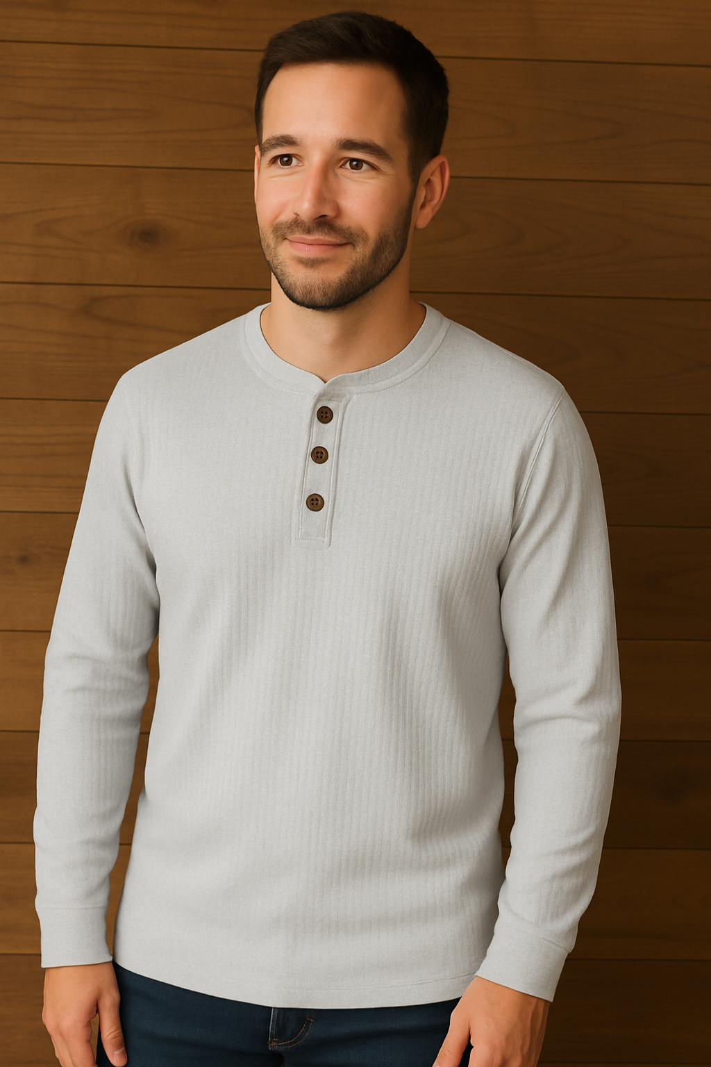Drune | Shirt - Waffelstruktur Herren T-Shirt