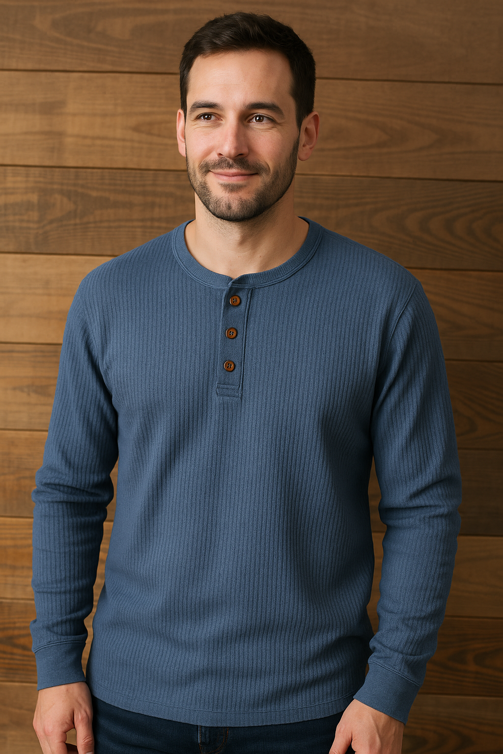 Drune | Shirt - Waffelstruktur Herren T-Shirt