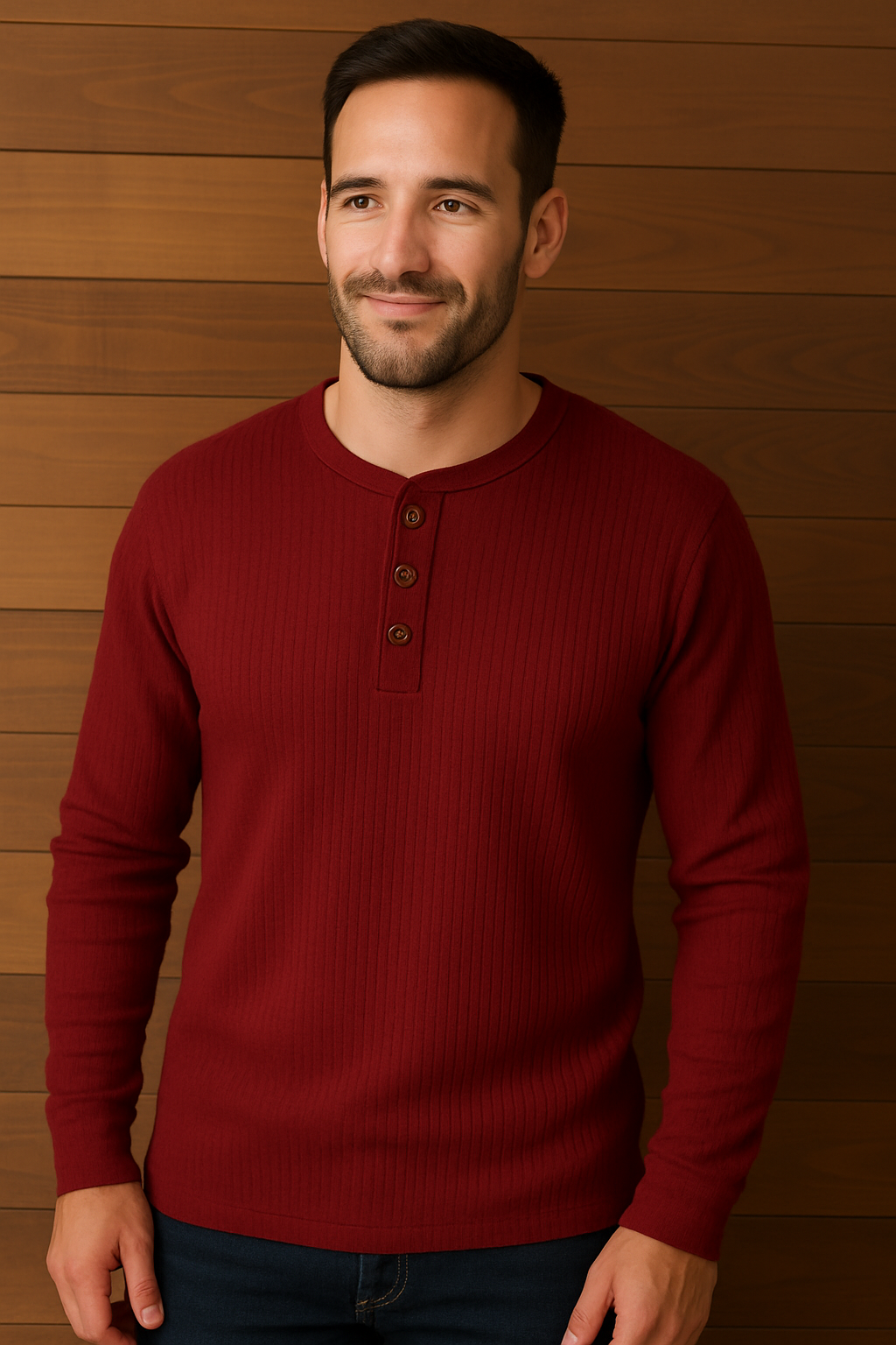 Drune | Shirt - Waffelstruktur Herren T-Shirt
