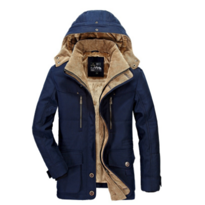 Drune | Jacke - Klassischer warmer Wintermantel mit Kapuze