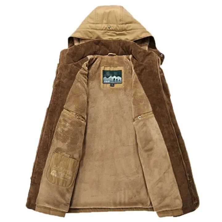Drune | Jacke - Klassischer warmer Wintermantel mit Kapuze