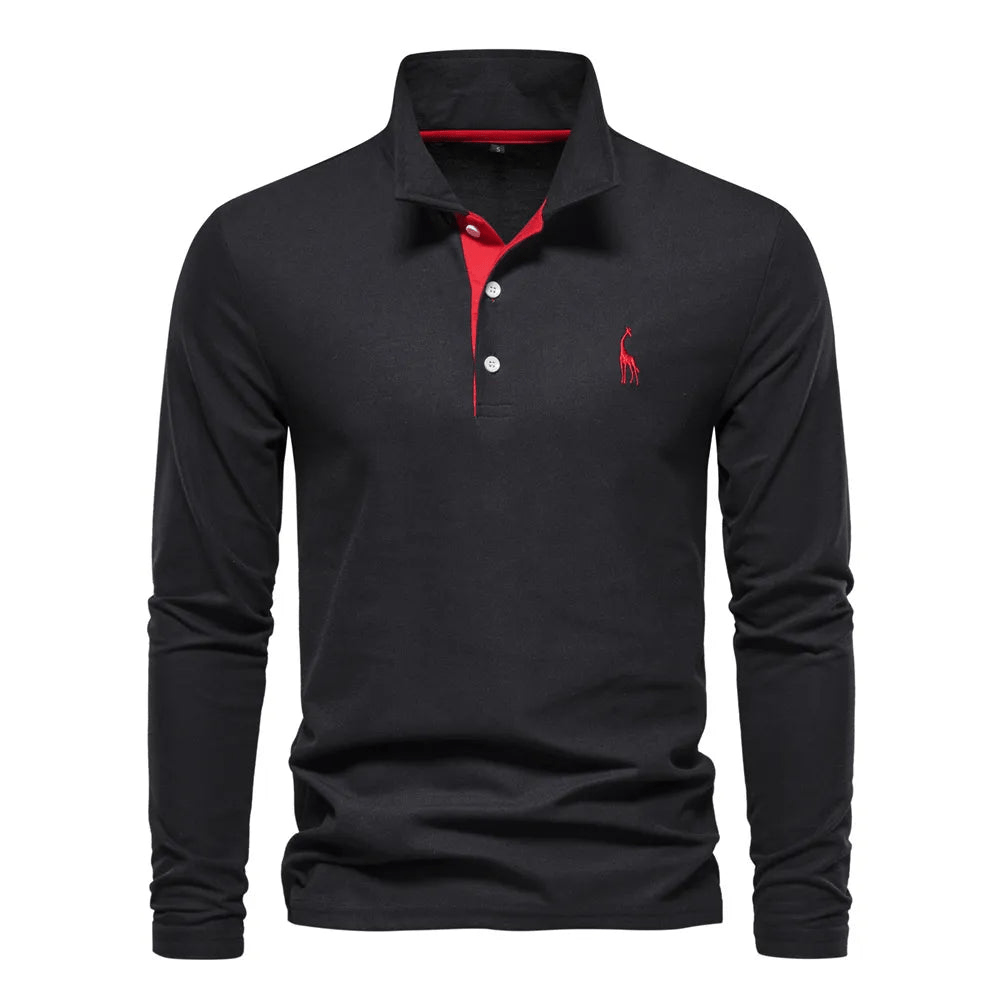 Drune | Polo Hemd mit langen Ärmeln - Simran