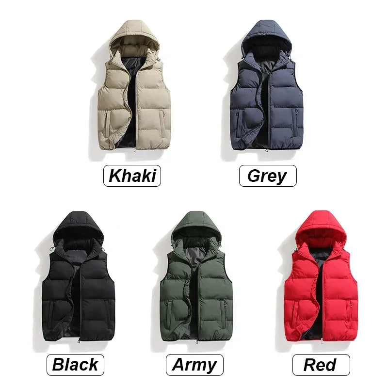 Drune | Weste mit Abnehmbarem Kapuzen