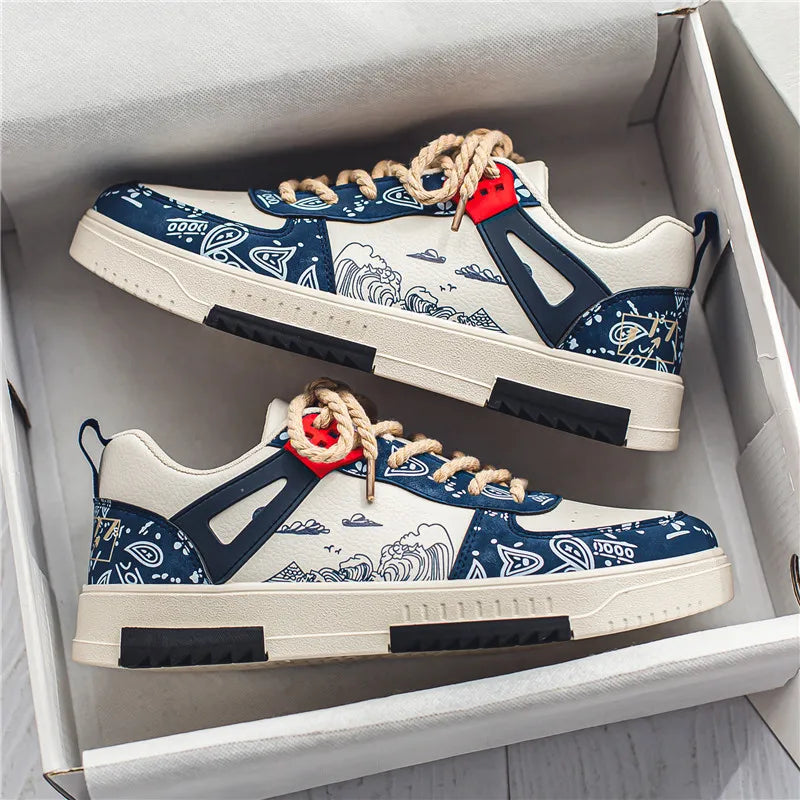 Drune | Schnürschuhe Alltag Skate Schuhe Herrenschuhe
