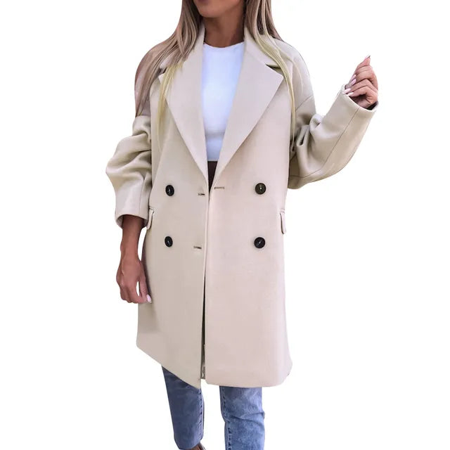 Drune | Stilvoller Mid-Length Trenchcoat