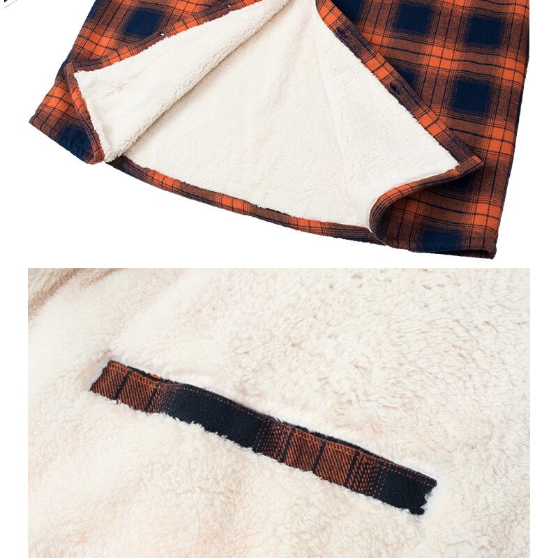 Drune | Garth Fleece Karohemd Jacke
