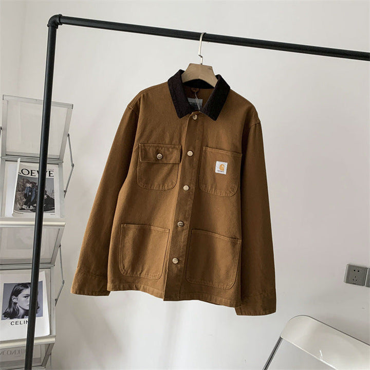 Drune | Damenjacke mit Lockeren Knopfverschluss