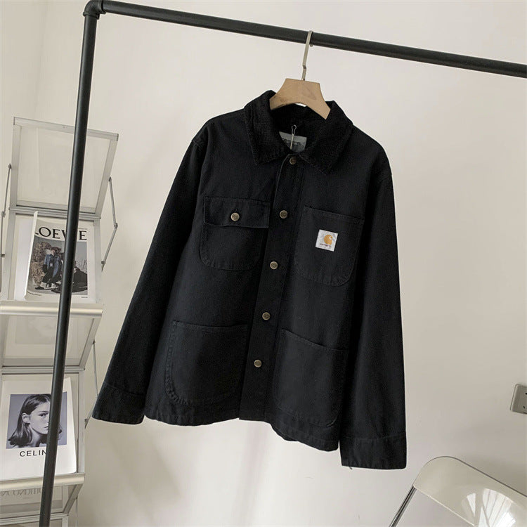 Drune | Damenjacke mit Lockeren Knopfverschluss