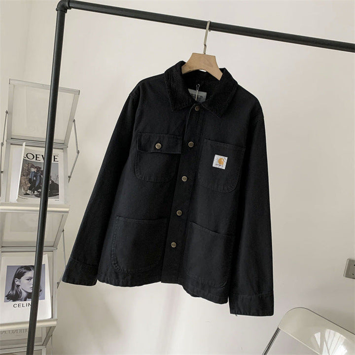 Drune | Damenjacke mit Lockeren Knopfverschluss