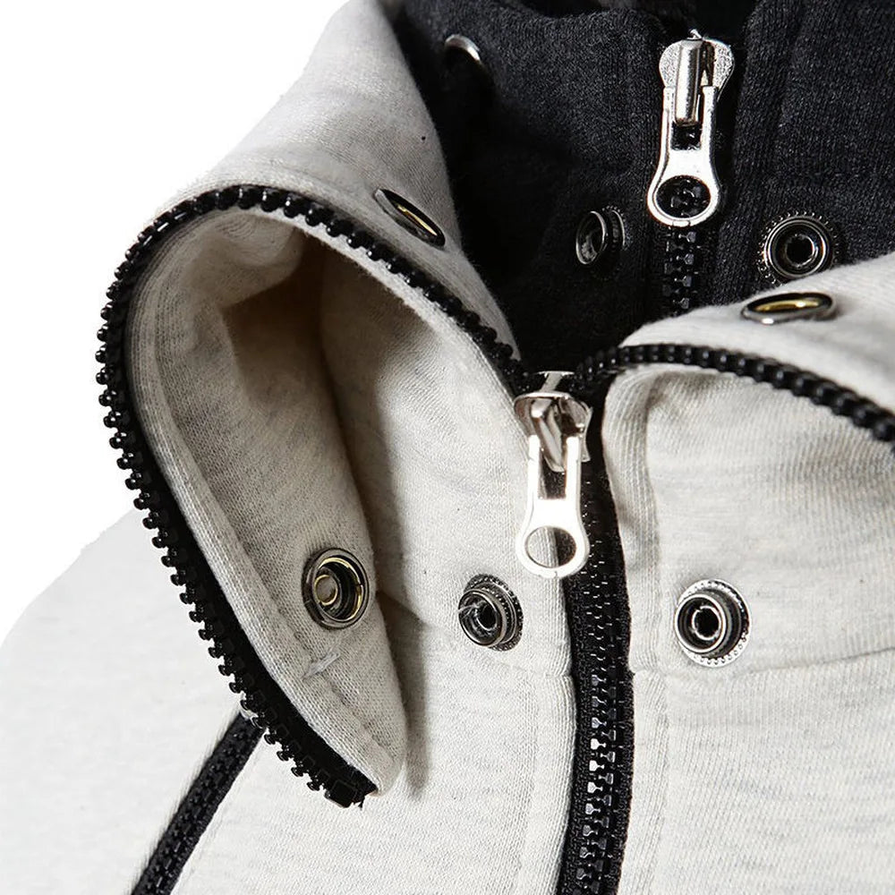 Drune | Herrenpullover Mit Reißverschlussdetail
