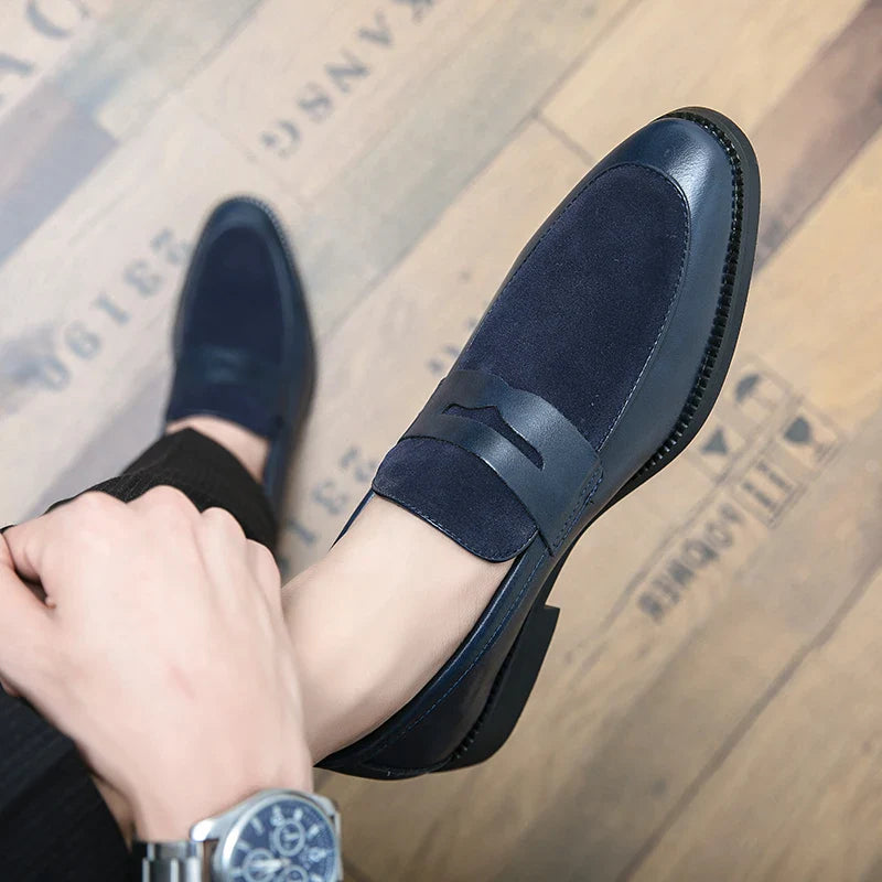 Drune | Elegante Wildleder- und Lederloafer
