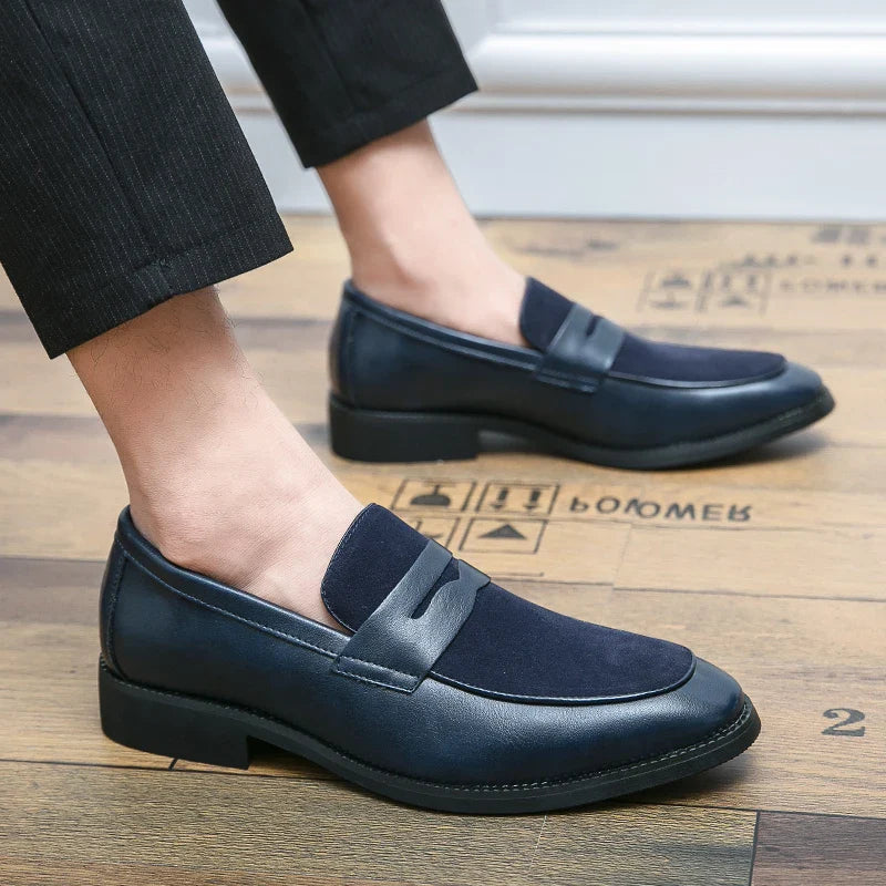 Drune | Elegante Wildleder- und Lederloafer