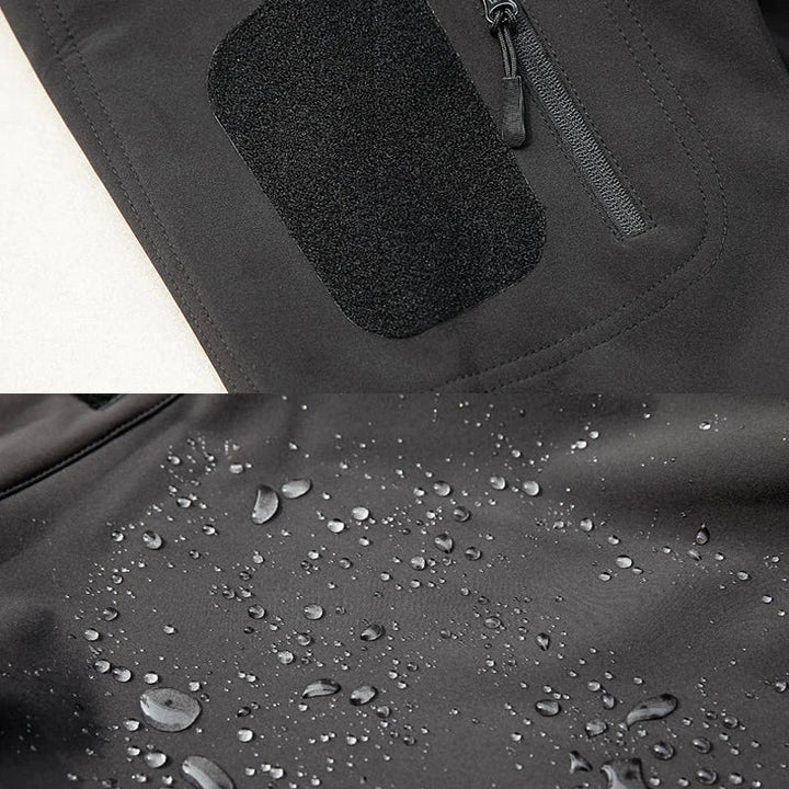 Drune | Fleecejacke Wasserdicht mit Kapuze