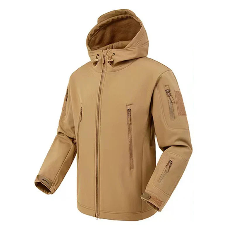 Drune | Fleecejacke Wasserdicht mit Kapuze