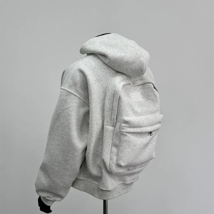 Drune | Hoodie mit Rucksackdesign