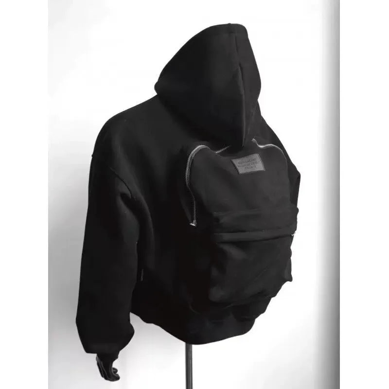 Drune | Hoodie mit Rucksackdesign