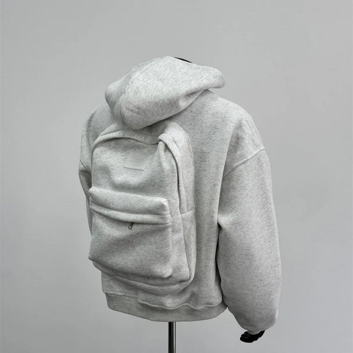 Drune | Hoodie mit Rucksackdesign