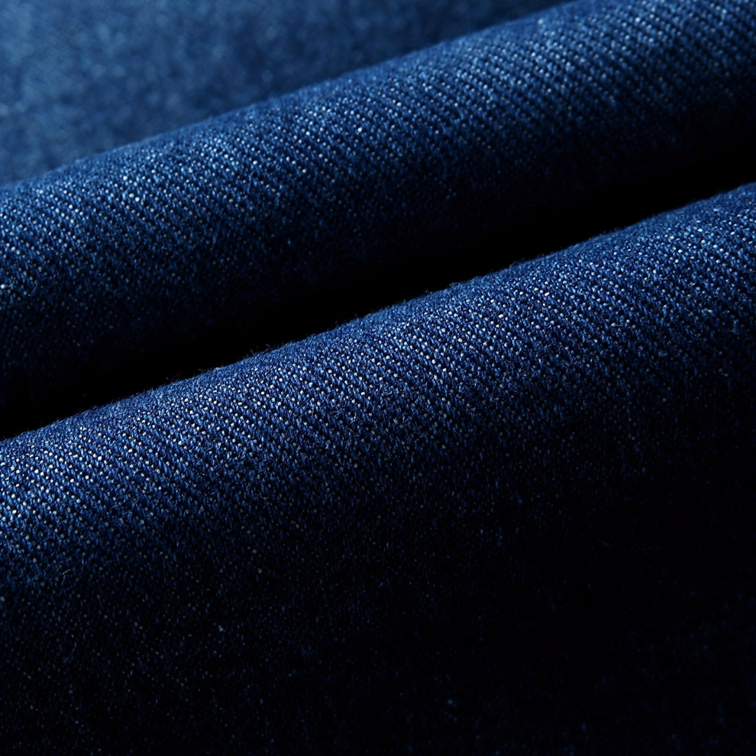 Drune | Jeansblazer im Denim-Stil mit einreihigem Knopfverschluss