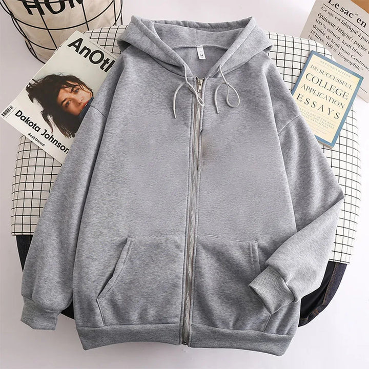 Drune | Oversized Kapuzenjacke mit Reißverschluss