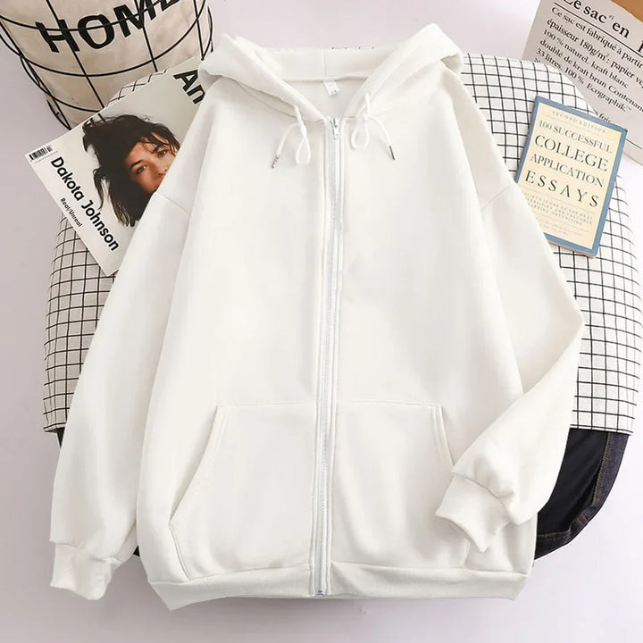 Drune | Oversized Kapuzenjacke mit Reißverschluss