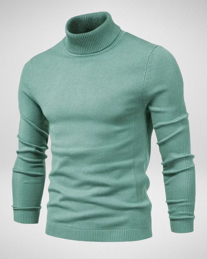 Drune | Rollkragenpullover – Slim Fit aus Weichem Strick