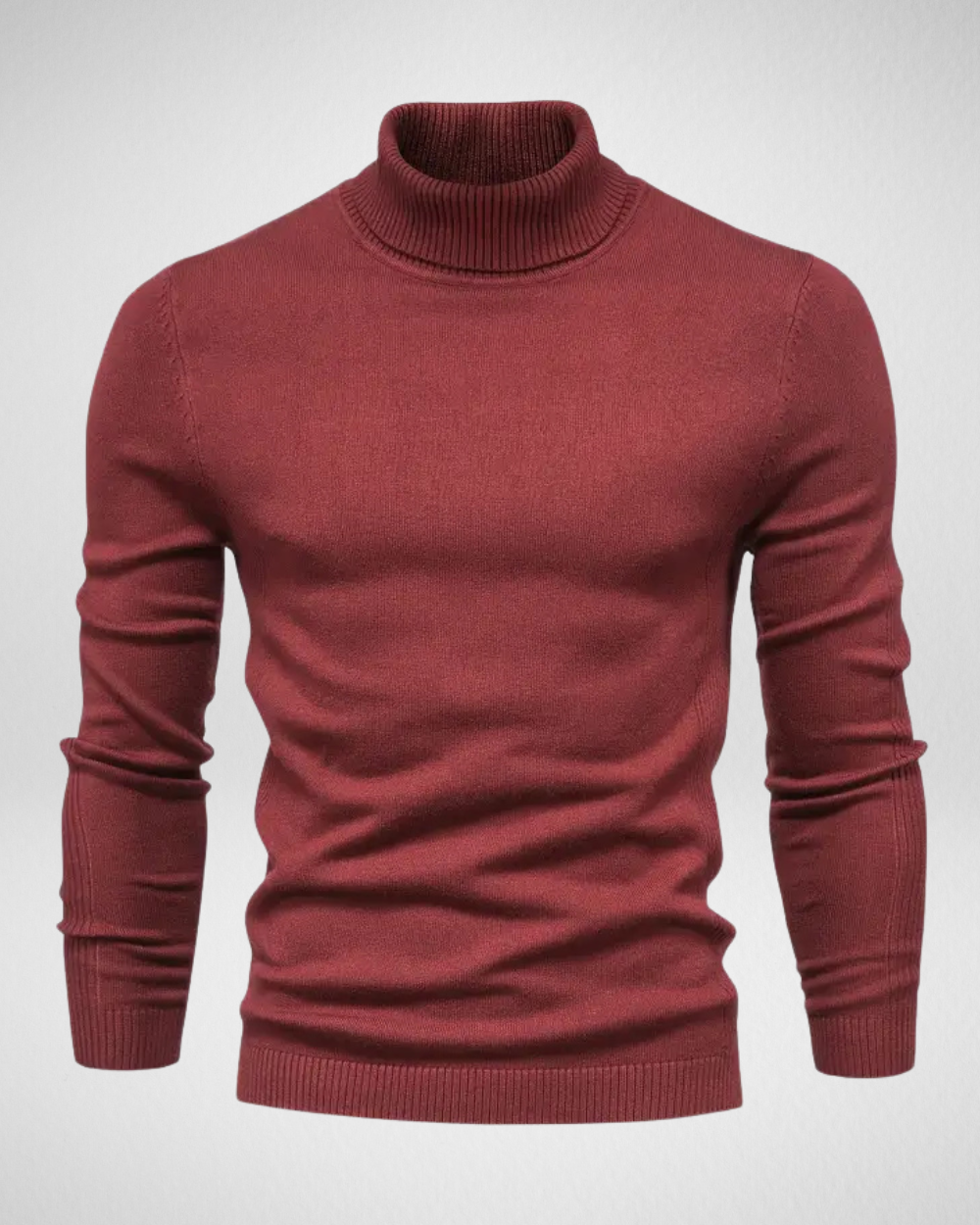 Drune | Rollkragenpullover – Slim Fit aus Weichem Strick
