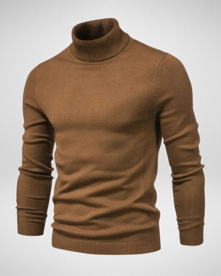 Drune | Rollkragenpullover – Slim Fit aus Weichem Strick