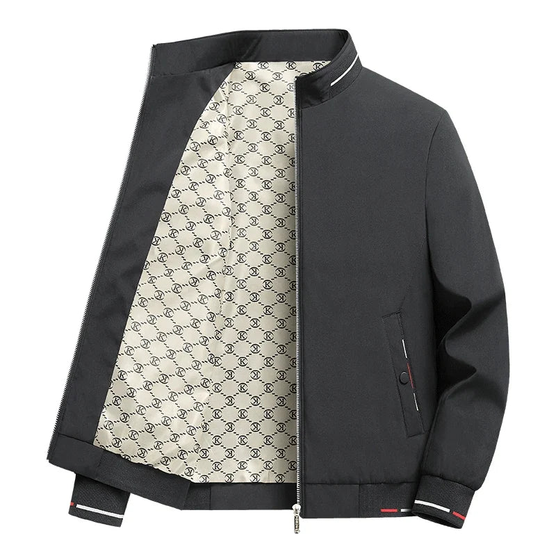 Drune | Stehkragenjacke aus Plüsch