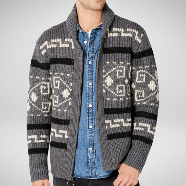Drune | Herren Strickjacke für Herbst und Winter