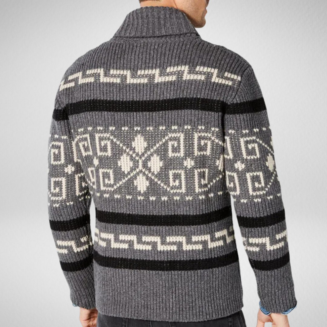Drune | Herren Strickjacke für Herbst und Winter