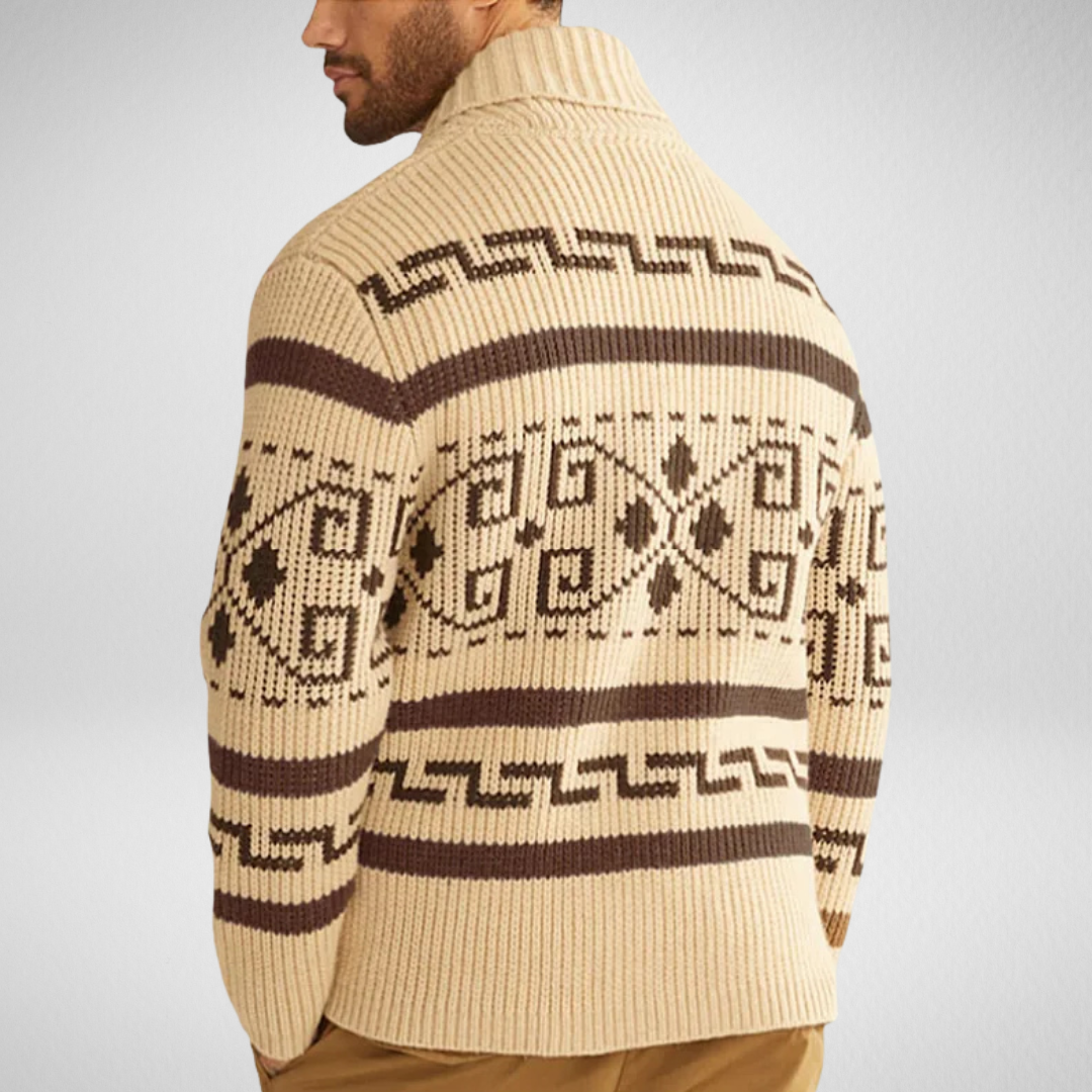 Drune | Herren Strickjacke für Herbst und Winter