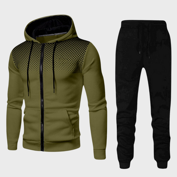 Drune | Trainingsanzug Set mit Kapuzenjacke und Reißverschluss