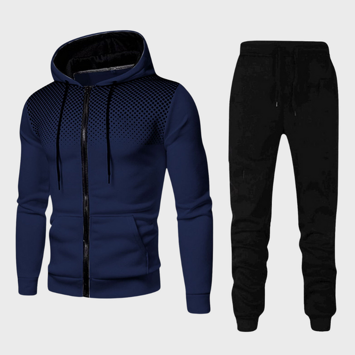 Drune | Trainingsanzug Set mit Kapuzenjacke und Reißverschluss