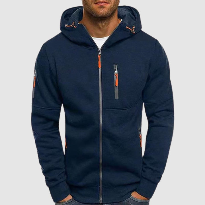 Drune | Leichte Herren Kapuzenjacke mit Reißverschluss