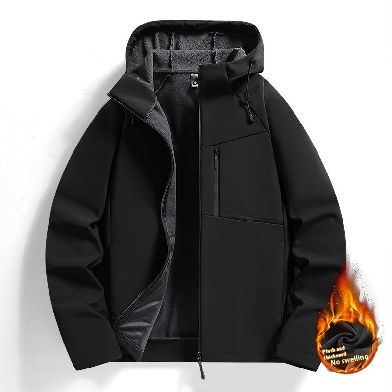 Drune | Herrenjacke Charlie: Gefütterte Winterjacke mit Fleece für Herbst und Winter