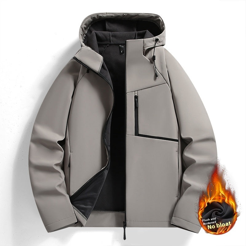 Drune | Herrenjacke Charlie: Gefütterte Winterjacke mit Fleece für Herbst und Winter