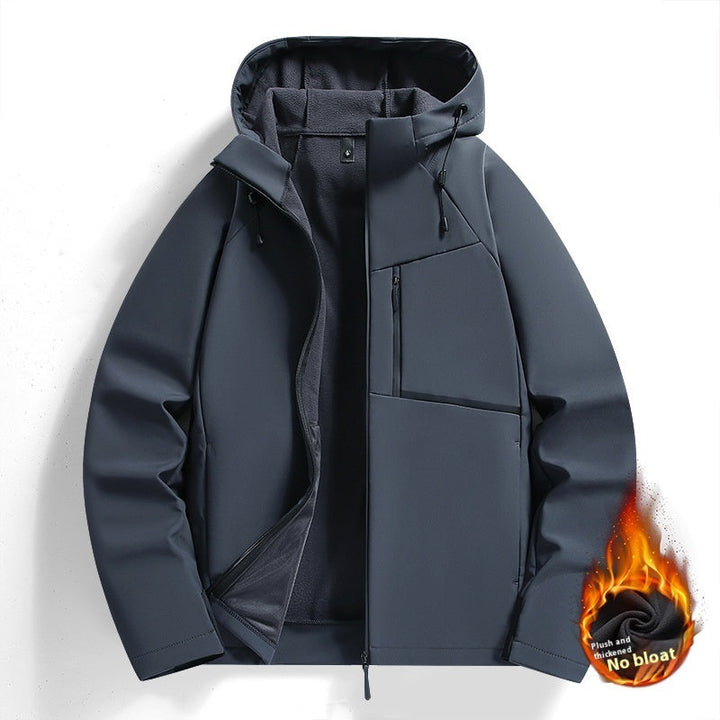 Drune | Herrenjacke Charlie: Gefütterte Winterjacke mit Fleece für Herbst und Winter