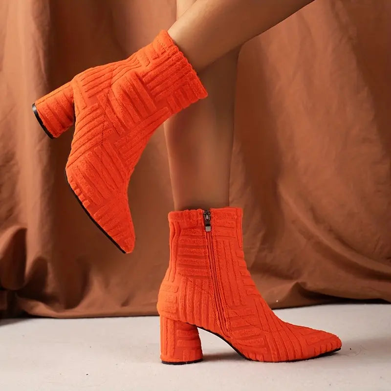 Drune | Elegante Blockabsatzstiefel