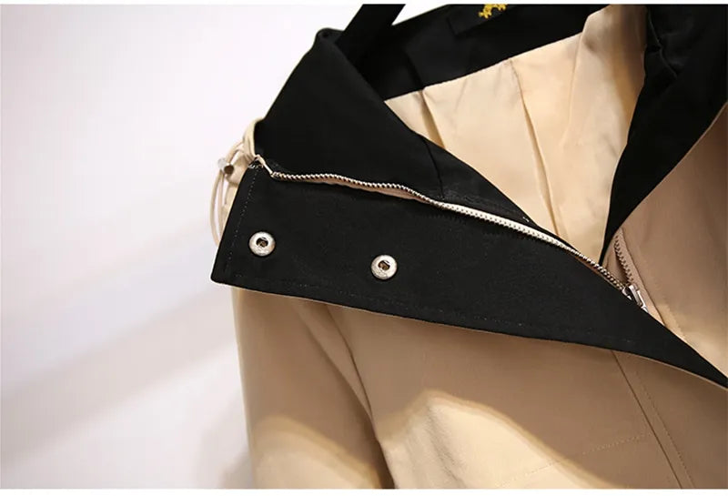 Drune | Übergroße Kapuzenwindbreaker-Jacke
