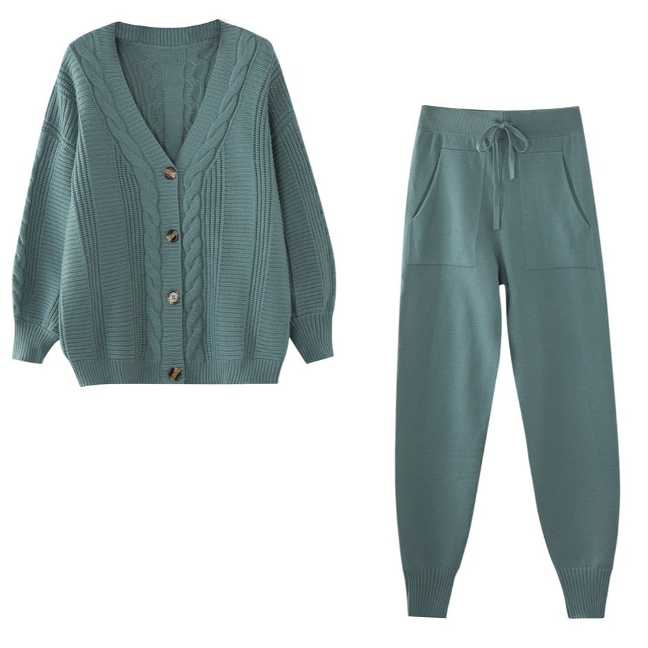 Drune | Stilvolles Set mit Cardigan & Hose