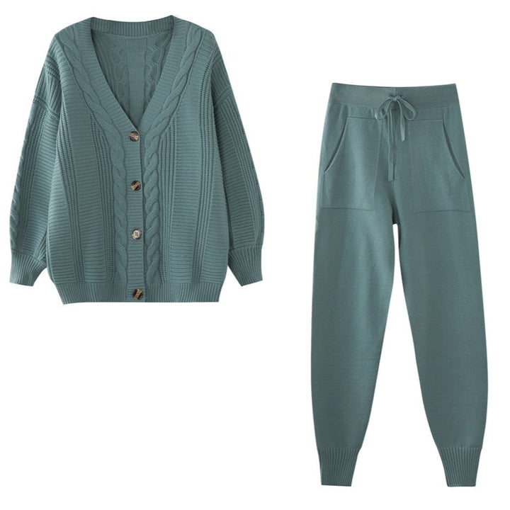 Drune | Stilvolles Set mit Cardigan & Hose