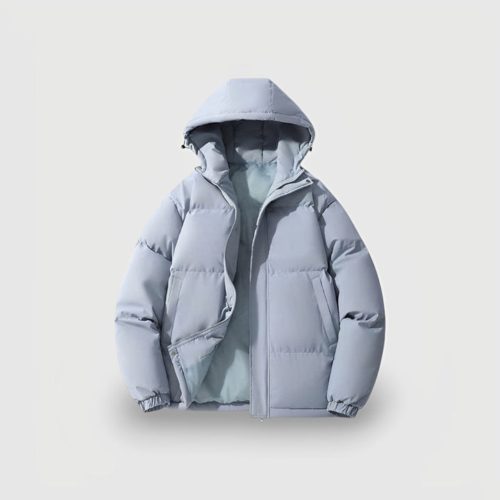 Drune | Kapuze Pufferjacke Parka mit Steppisolierung
