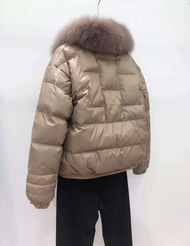 Drune | Lockere Pufferjacke Warm & Vintage